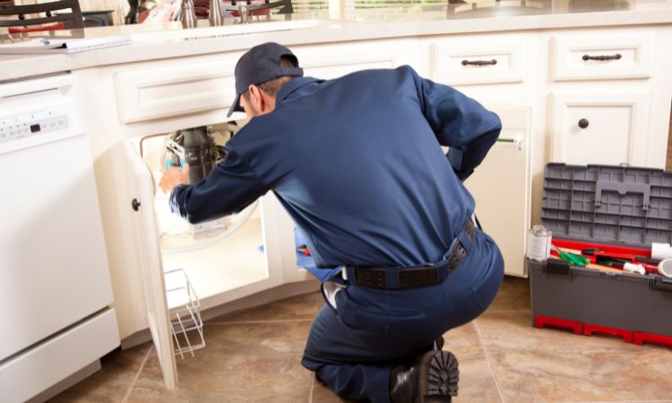 leaking kitchen sink